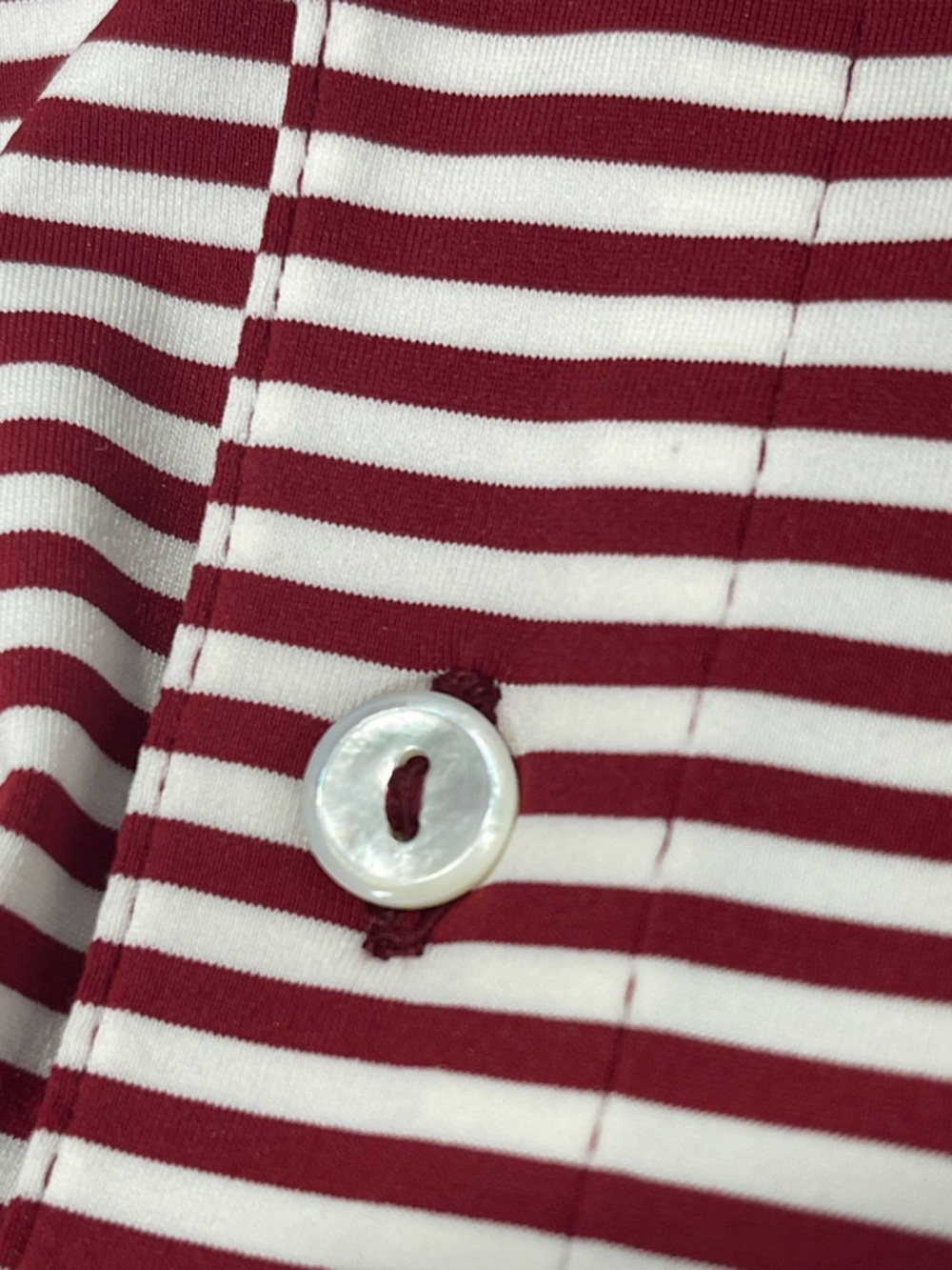 Vineyard Vines X Cincinnati Reds Stripe Performance Polo Shirt Size XL Baseball - Picture 7 of 7